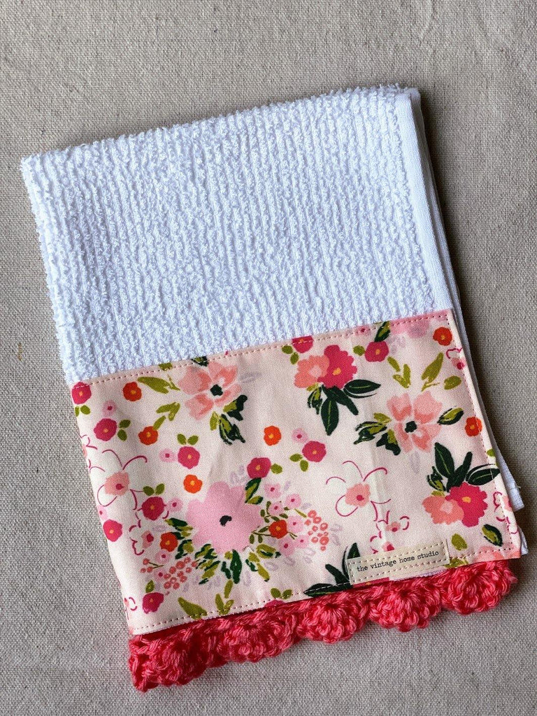 Bloom & Grow Crochet Kitchen Towel - The Vintage Home Studio