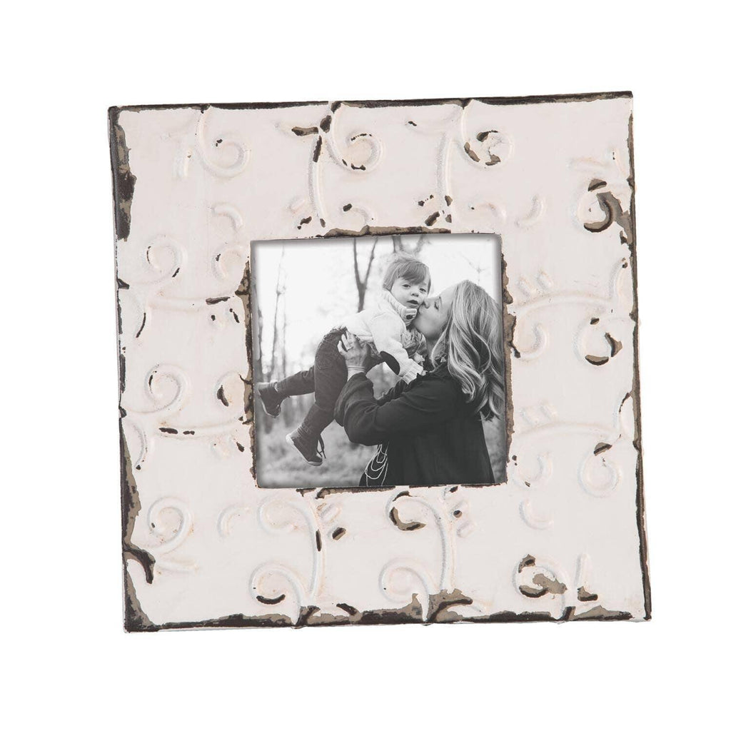 Rustic Tin Tile Picture Frame - The Vintage Home Studio