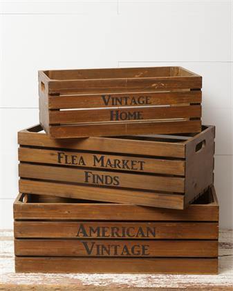 American Vintage Crates - The Vintage Home Studio