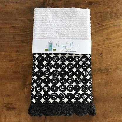 RETIRING Capsules Crochet Kitchen Bar Mop Towel - The Vintage Home Studio