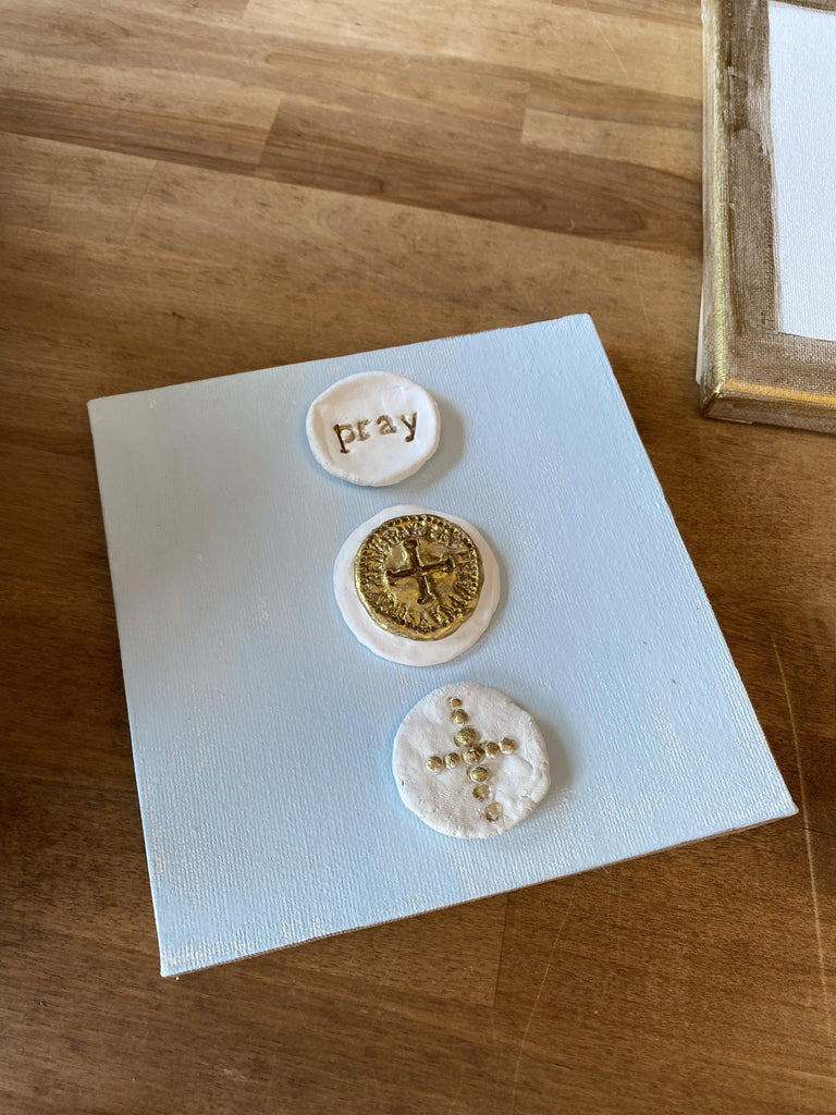 Small Handmade Wall Canvases - The Vintage Home Studio