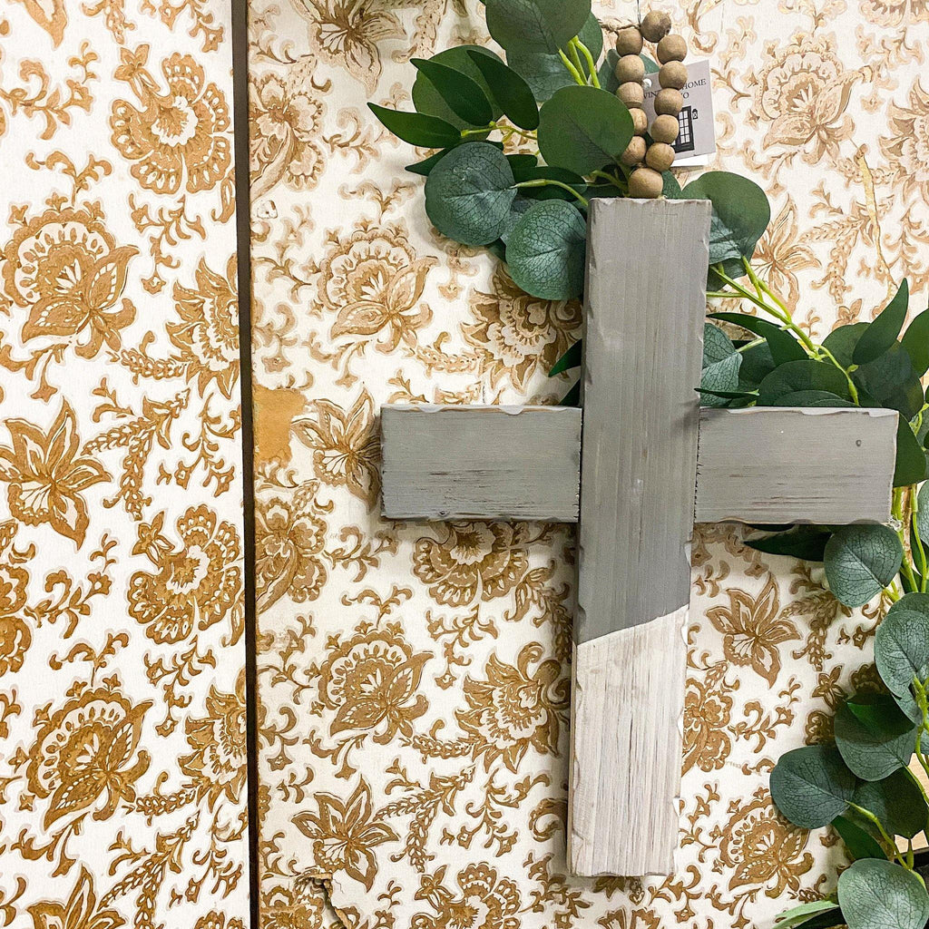 Divine Cross Hanging from the Home Accents Collection at The Vintage Home Studio, an affordable home decor store in North Wilkesboro, NC.