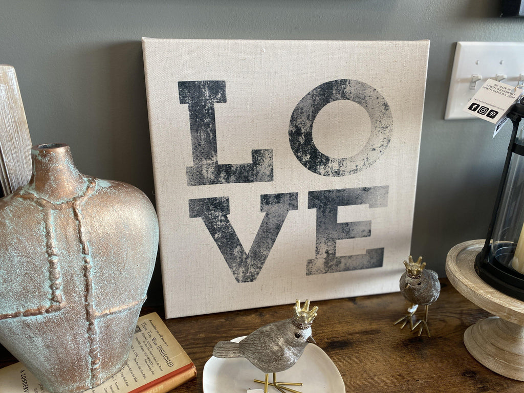 LOVE Gallery Wrapped Wall Art - The Vintage Home Studio
