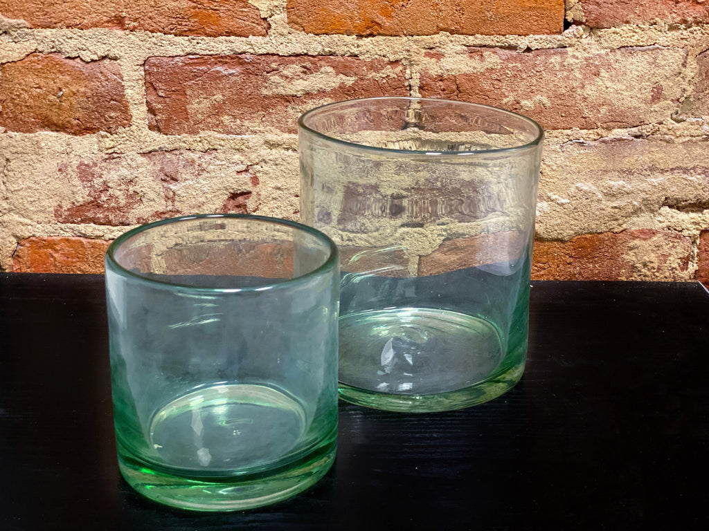 Green Glass Jars - The Vintage Home Studio