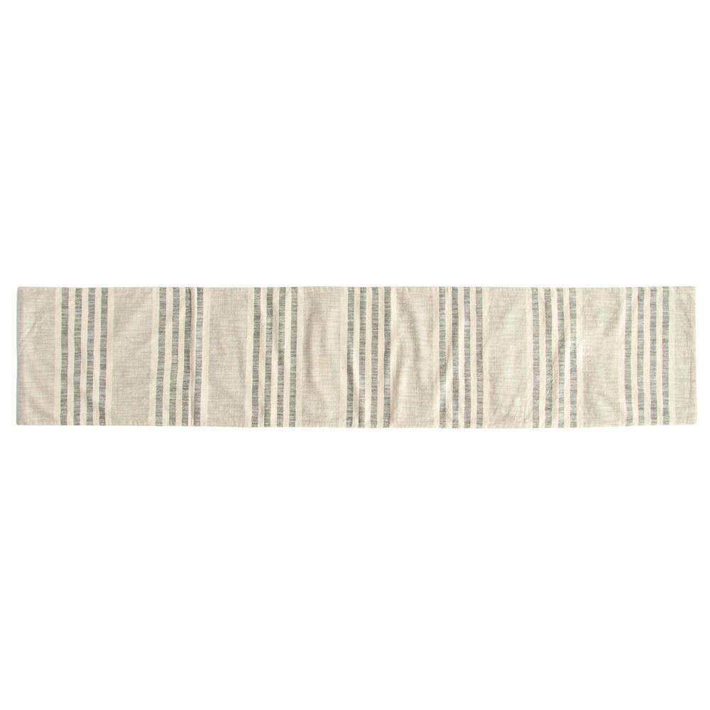 Cotton Woven Striped Table Runner - The Vintage Home Studio