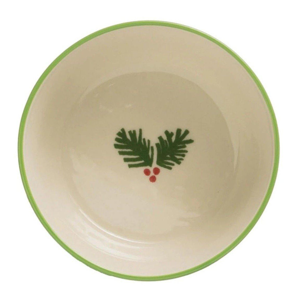 Round Holiday Bowls 5.5" from the Christmas Collection at The Vintage Home Studio, an affordable home decor store in North Wilkesboro, NC.