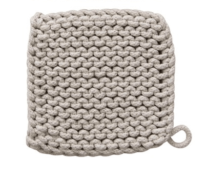 Square Crocheted Pot Holders Version 2 - The Vintage Home Studio