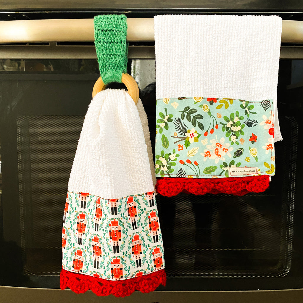 Vegetable Chef Hanging Kitchen Towel Set – Lori's Best Treasures - Crochet  Gifts