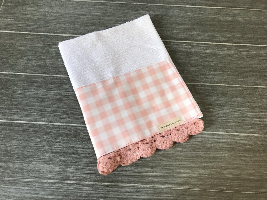 Pastel Buffalo Check Kitchen Towels